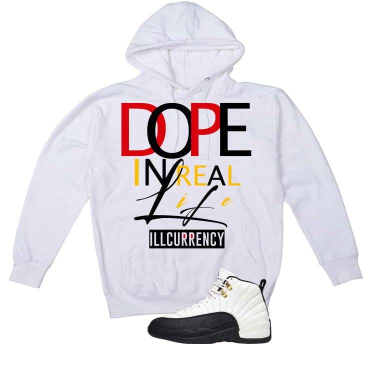 Air Jordan 12 Taxi Matching T-Shirt, Sweatshirts & Hoodies White T-Shirt (DOPE)| illcurrency