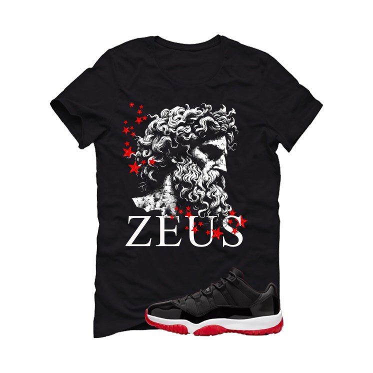 Air Jordan 11 Low Bred Black T-Shirt (Zeus)| illcurrency
