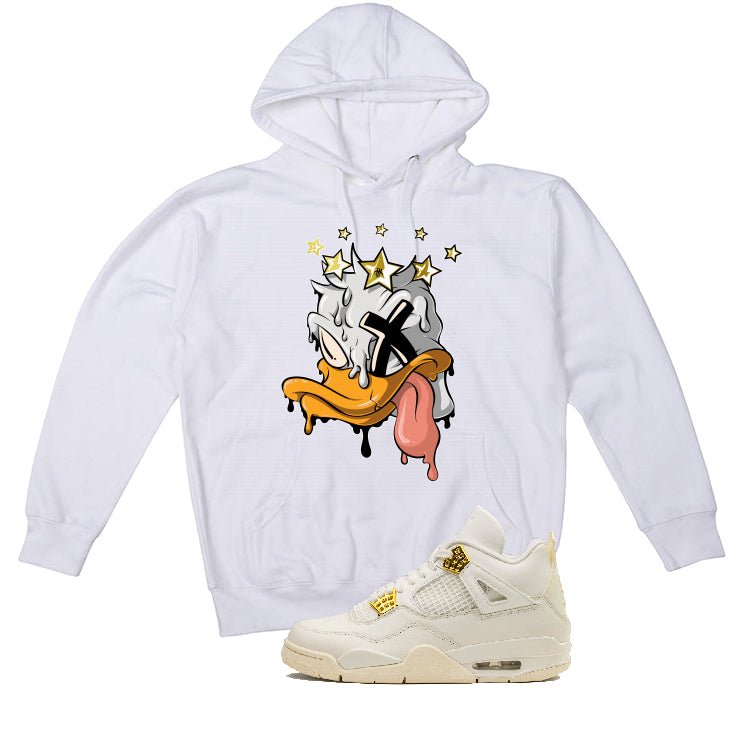 Air Jordan 4 WMNS “Metallic Gold” | illcurrency White T-Shirt (Ducked)
