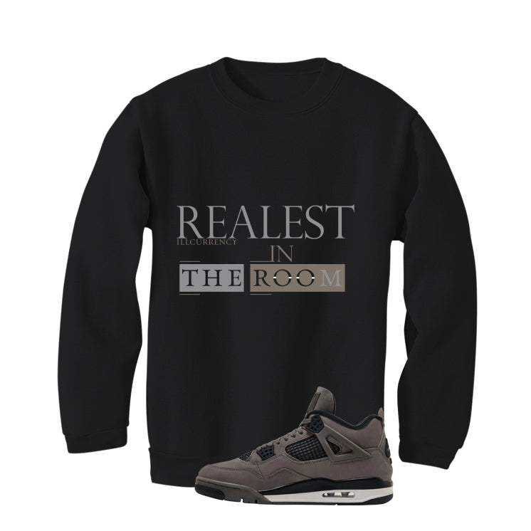 Air Jordan 4 Cave Stone Black T-Shirt (Realest In The Room)| illcurrency