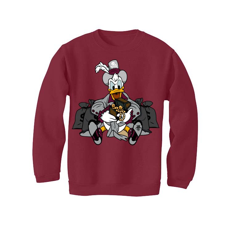 Air Jordan 5 Burgundy - Maroon T-Shirt (Money Duck)