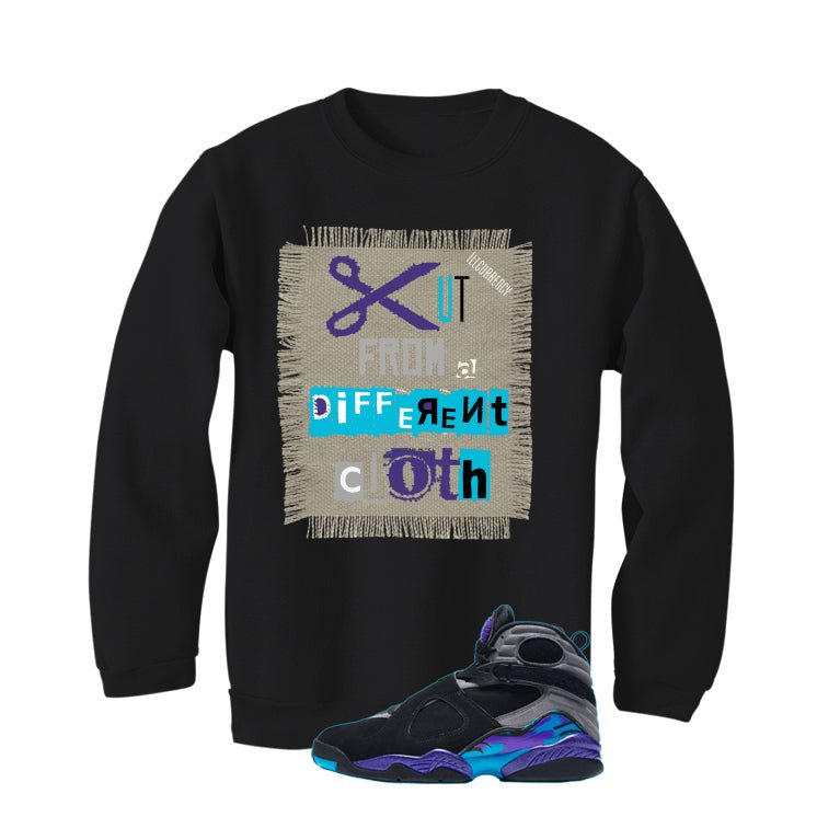 Air Jordan 8 OG Aqua Black T-Shirt (Cut from a different cloth)| illcurrency