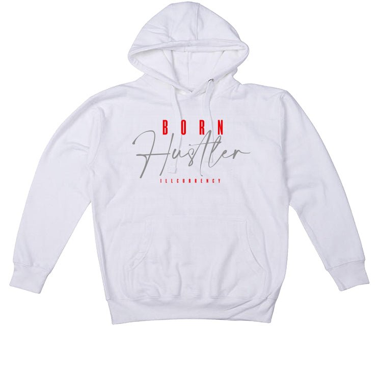 Air Jordan 13 Wolf Grey - White T-Shirt (Born Hustler)