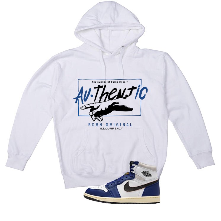 Air Jordan 1 Rare Air Deep Royal Blue White T-Shirt (Authentic)| illcurrency