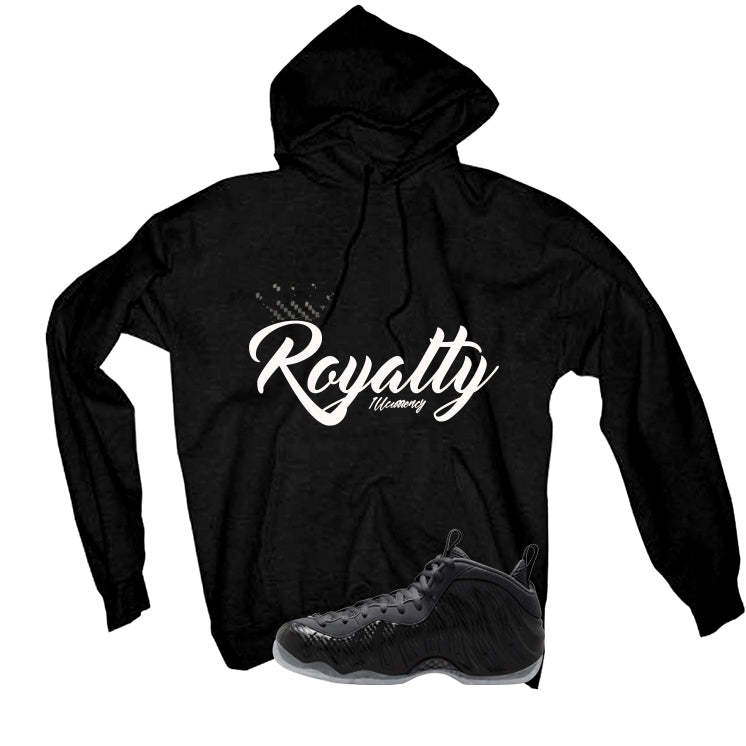 NIKE FOAMPOSITE ONE CARBON FIBER Matching T-Shirt, Sweatshirts & Hoodies Black T-Shirt (Royalty)| illcurrency