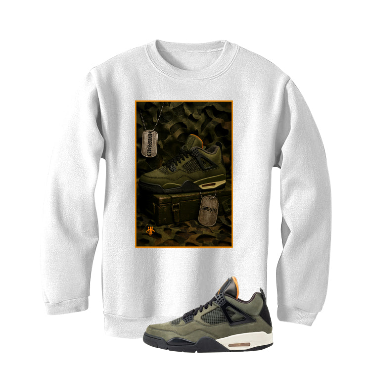 Undefeated x Air Jordan 4 White T-Shirt (Represent)| illcurrency
