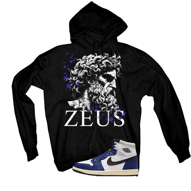 Air Jordan 1 Rare Air Deep Royal Blue Black T-Shirt (Zeus)| illcurrency