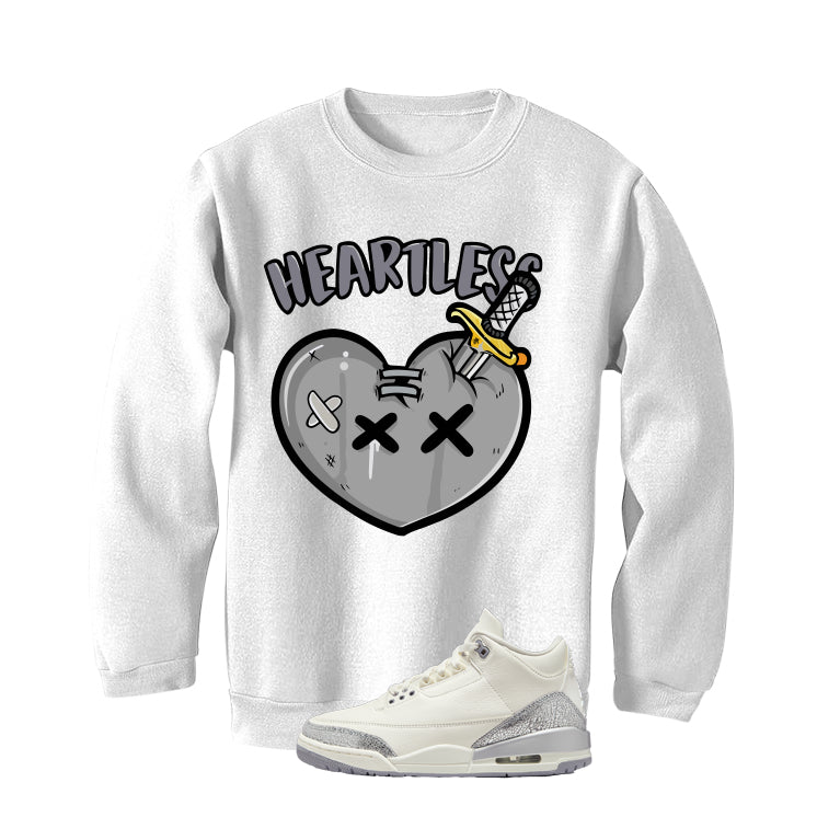 Air Jordan 3 WMNS Sail White T-Shirt (Heartless)| illcurrency