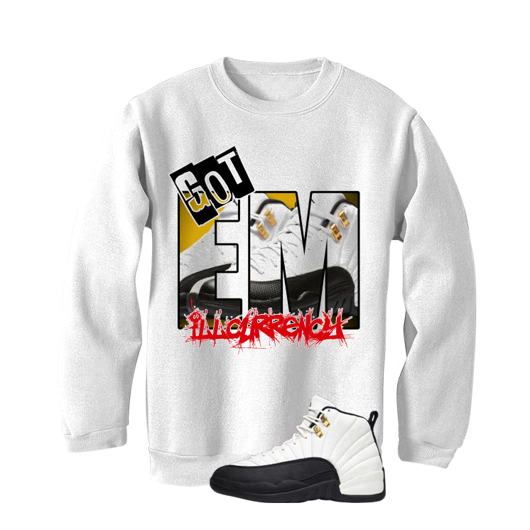 Air Jordan 12 Taxi Matching T-Shirt, Sweatshirts & Hoodies White T-Shirt (GOT EM)| illcurrency