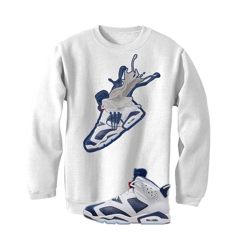 Air Jordan 6 Olympic White T-Shirt (SPLASH 6)| illcurrency