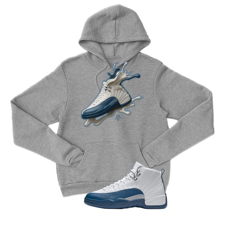 Air Jordan 12 French Blue Grey T-Shirt (Splash Shoe)| illcurrency