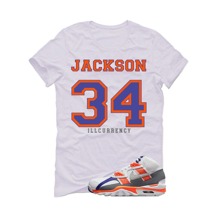 Bo Jackson’s Nike Air Trainer SC Auburn White T-Shirt (Bo Jackson 34)| illcurrency