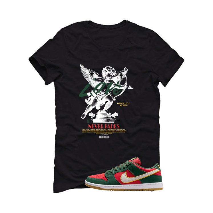 Nike SB Dunk Low PRM Seattle Supersonics Black T-Shirt (Love Never Fades)| illcurrency