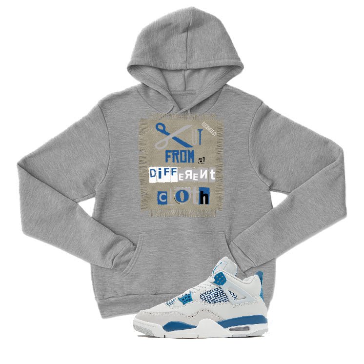 Air Jordan 4 “Military Blue” | illcurrency Grey T-Shirt (Cut from a different cloth)