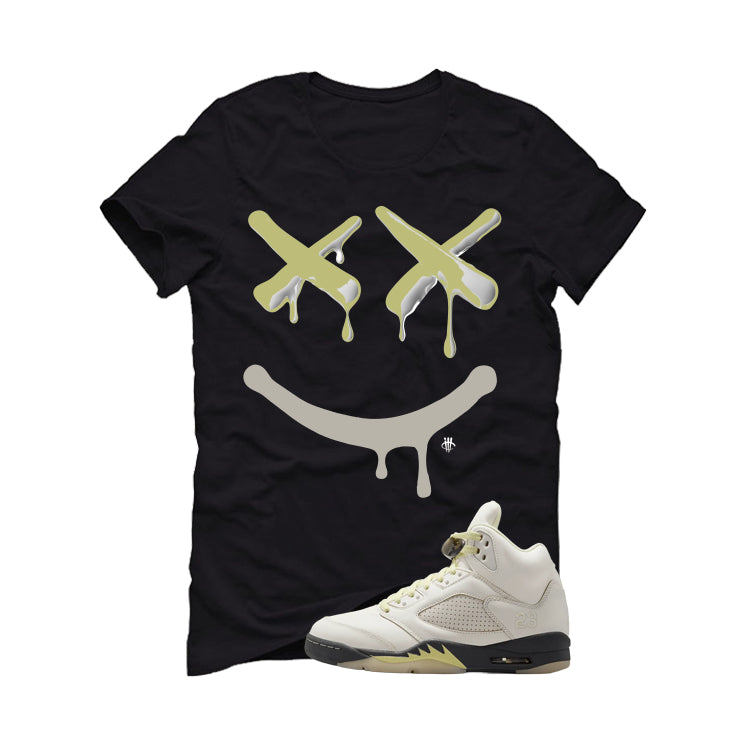 Air Jordan 5 WMNS Luminous Green Black T-Shirt (Happy Drip)| illcurrency