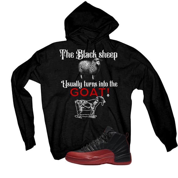 Air Jordan 12 Flu Game 2025 Black T-Shirt (the black sheep usually turns into the GOAT!)| illcurrency
