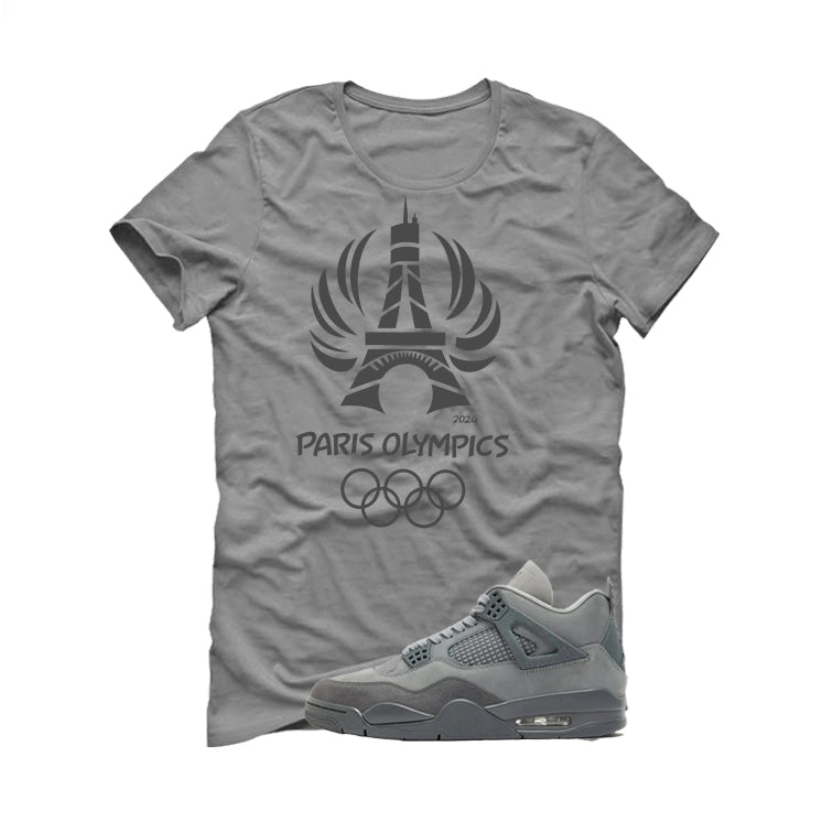 Air Jordan 4 Paris Olympics Grey T-Shirt (Paris Olympics)| illcurrency