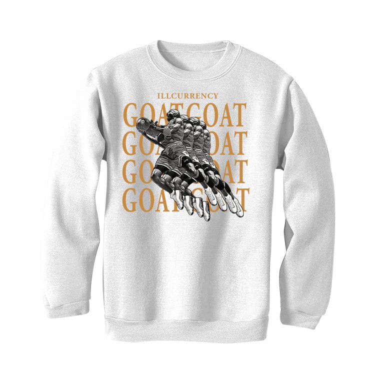 Air Jordan 13 “Wheat” | illcurrency White T-Shirt (GOATED)