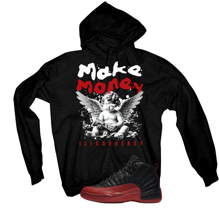 Air Jordan 12 Flu Game 2025 Black T-Shirt (Make Money)| illcurrency
