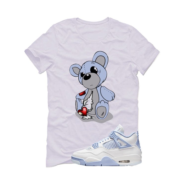 Air Jordan 4 WMNS Forget Me Not White T-Shirt (Big Teddy)| illcurrency