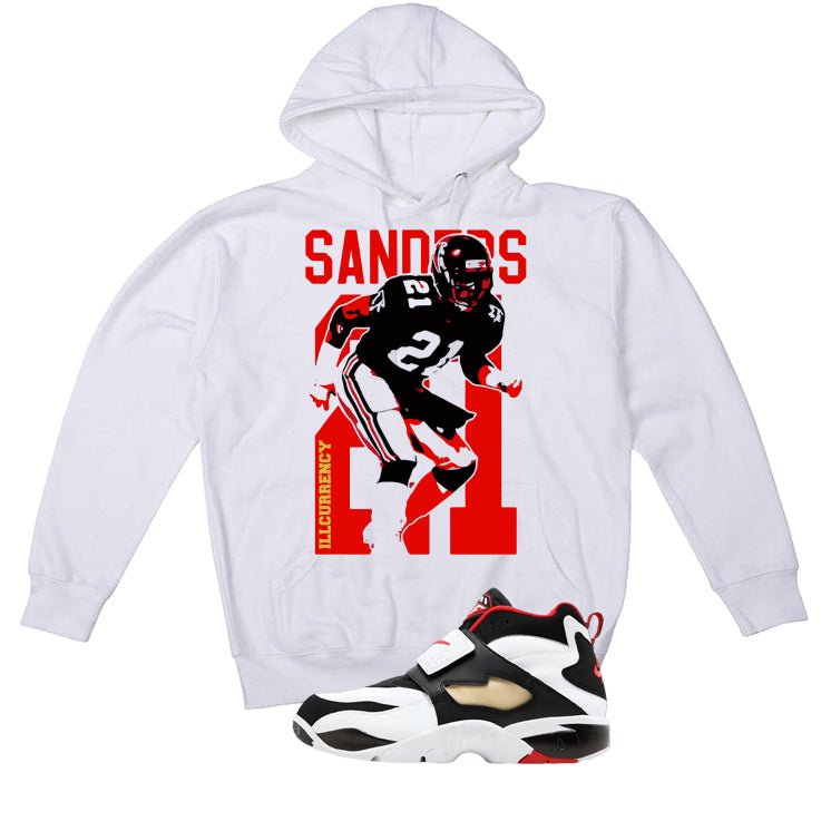 Nike Air Diamond Turf Falcons White T-Shirt (Sanders Prime Time)| illcurrency