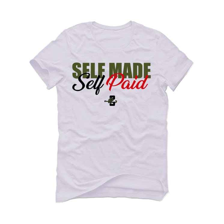 Travis Scott x Air Jordan 1 Low OG "Olive" WMNS | ILLCURRENCY White T-Shirt (Self Made Self Paid)