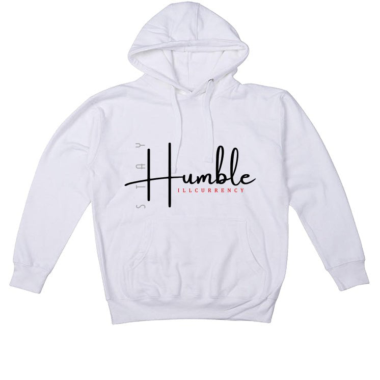 Air Jordan 4 White Cement White T-Shirt (Stay Humble)| illcurrency