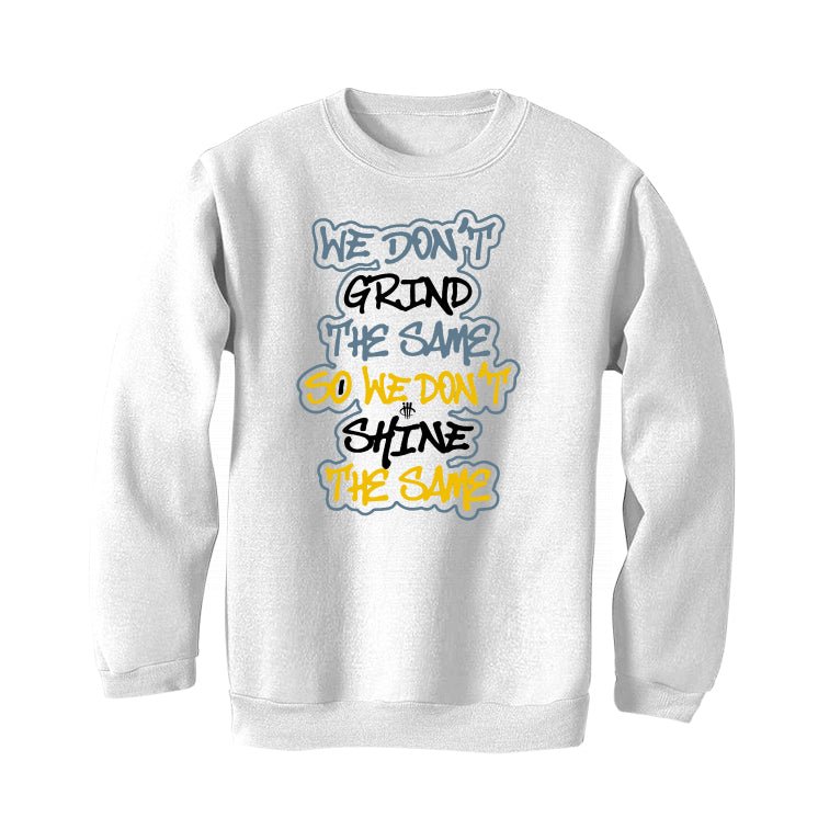 AIR JORDAN 13 “BLUE GREY” | illcurrency White T-Shirt (We Don't Grind The Same)