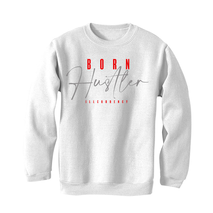 Air Jordan 13 Wolf Grey - White T-Shirt (Born Hustler)