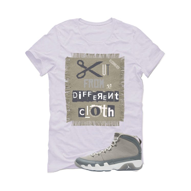 Air Jordan 9 Cool Grey White T-Shirt (Cut from a different cloth)| illcurrency