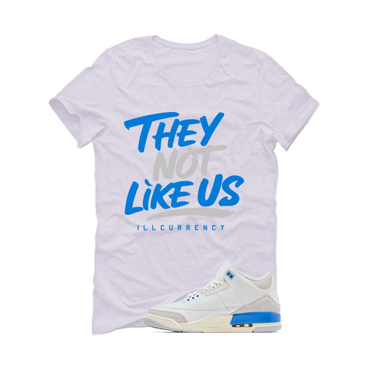 Air Jordan 3 Lucky Shorts White T-Shirt (They not like us)| illcurrency