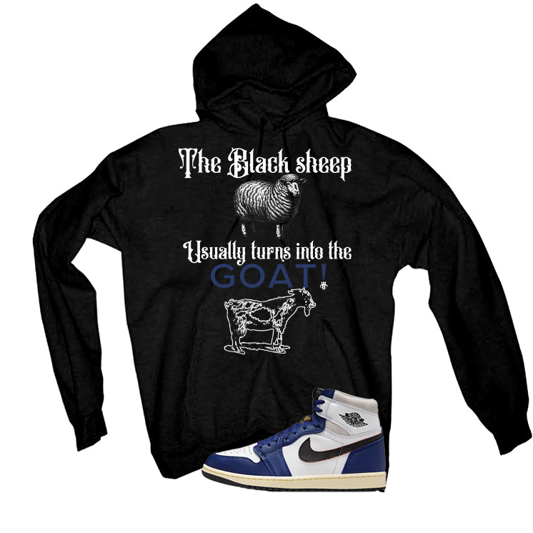 Air Jordan 1 Rare Air Deep Royal Blue Black T-Shirt (the black sheep usually turns into the GOAT!)| illcurrency