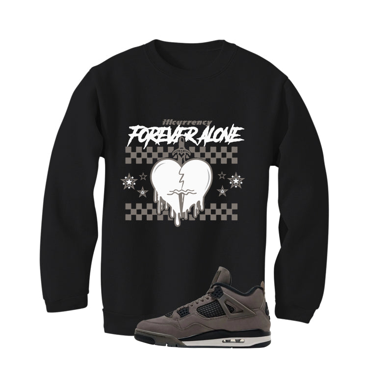 Air Jordan 4 Cave Stone Black T-Shirt (Forever Alone)| illcurrency