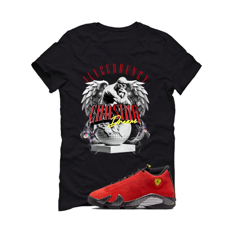 Air Jordan 14 Ferrari Black T-Shirt (Chasing Dreams)| illcurrency