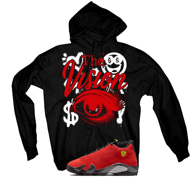 Air Jordan 14 Ferrari Black T-Shirt (The Vision)| illcurrency