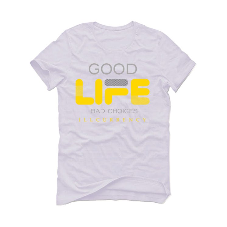 Air Jordan 11 Low WMNS “Yellow Snakeskin” White T-Shirt (Bad Choices)