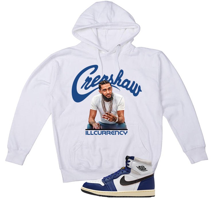 Air Jordan 1 Rare Air Deep Royal Blue White T-Shirt (Crenshaw)| illcurrency