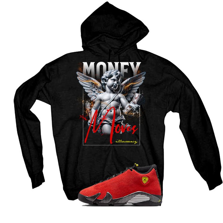 Air Jordan 14 Ferrari Black T-Shirt (Money Moves)| illcurrency
