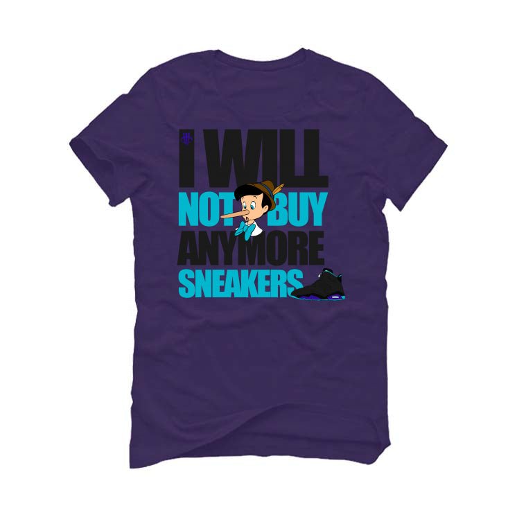 Air Jordan 6 Retro Aqua - Purple T-Shirt (I WILL NOT BUY ANYMORE SNEAKERS)
