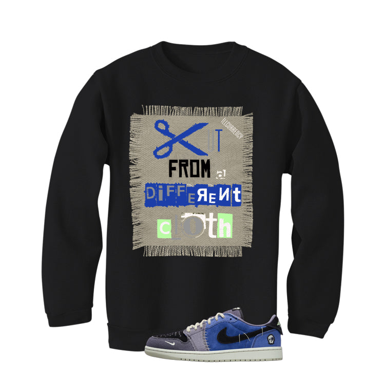 Air Jordan 1 Low OG Voodoo Alternate Matching T-Shirt, Sweatshirts & Hoodies Black T-Shirt (Cut from a different cloth)| illcurrency