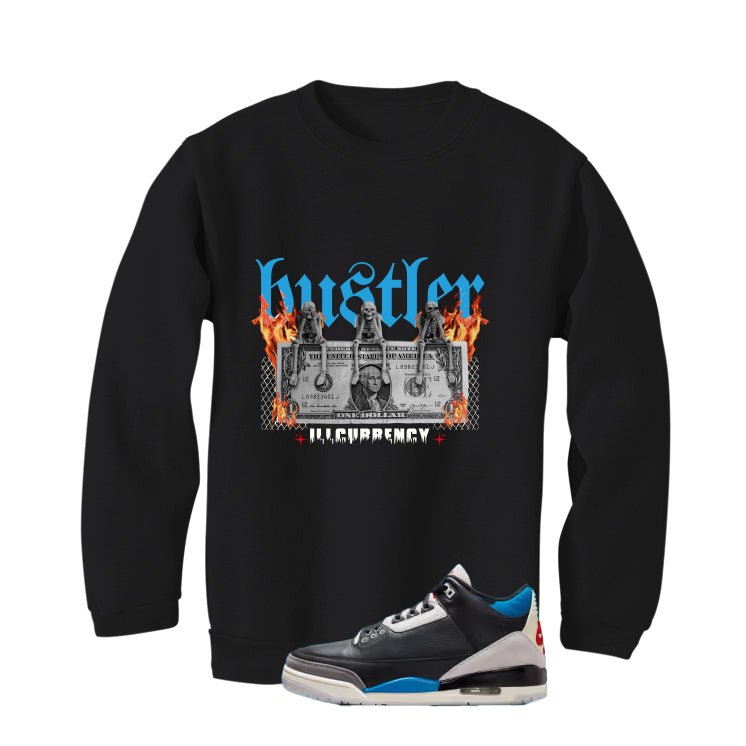 Air Jordan 3 OG Rare Air Black T-Shirt (See No Evil Hustler)| illcurrency