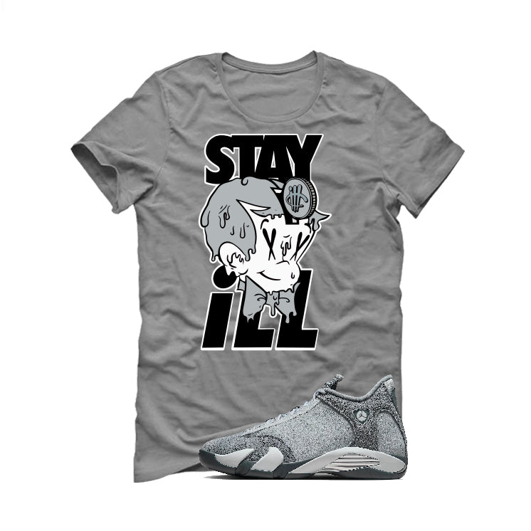 Air Jordan 14 “Flint Grey” | illcurrency Grey T-Shirt (ILL RICHIE)