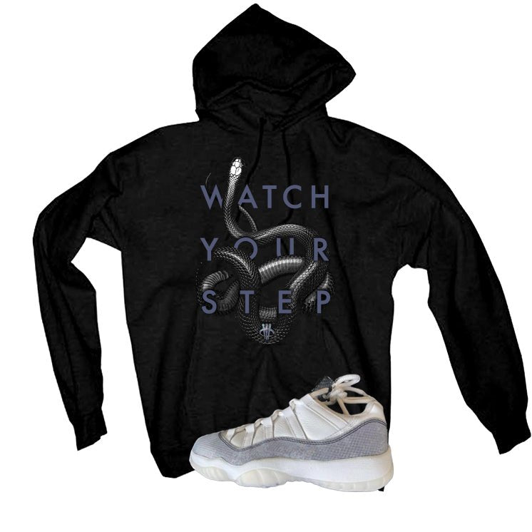 Air Jordan 11 Low Year Of The Snake Black T-Shirt (Watch Your Step)| illcurrency