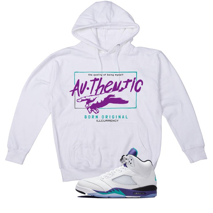 Air Jordan 5 OG Grape White T-Shirt (Authentic)| illcurrency