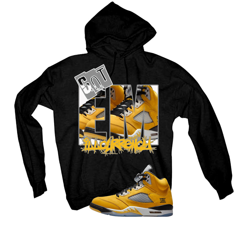 Air Jordan 5 Tokyo Matching T-Shirt, Sweatshirts & Hoodies Black T-Shirt (GOT EM)| illcurrency