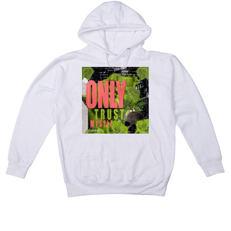 Air Jordan 1 SE Lava Glow - White T-Shirt (ONLY TRUST MYSELF)