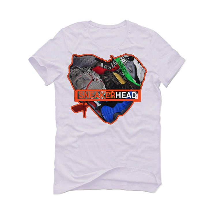 The Adidas Yeezy Boost 350 V2 "Dark Beluga" White T-Shirt (SNEAKEHEART)