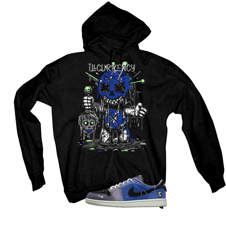 Air Jordan 1 Low OG Voodoo Alternate Matching T-Shirt, Sweatshirts & Hoodies Black T-Shirt (Voodoo Doll)| illcurrency