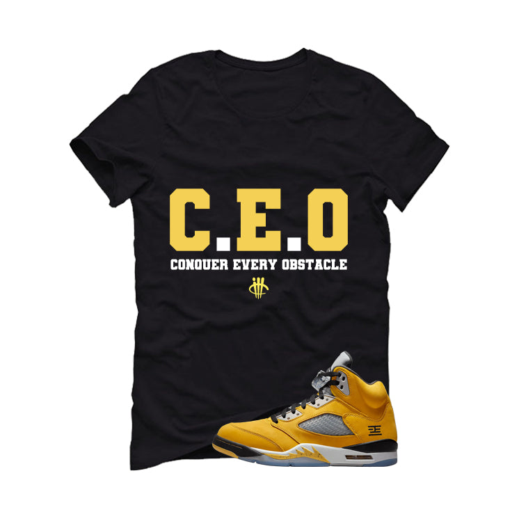 Air Jordan 5 Tokyo Matching T-Shirt, Sweatshirts & Hoodies Black T-Shirt (Ceo)| illcurrency