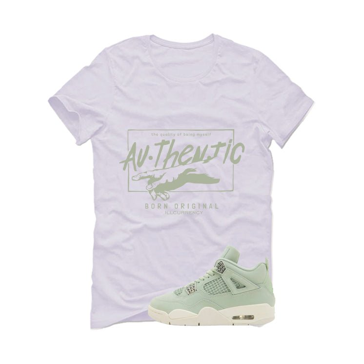 Air Jordan 4 WMNS Seafoam White T-Shirt (Authentic)| illcurrency